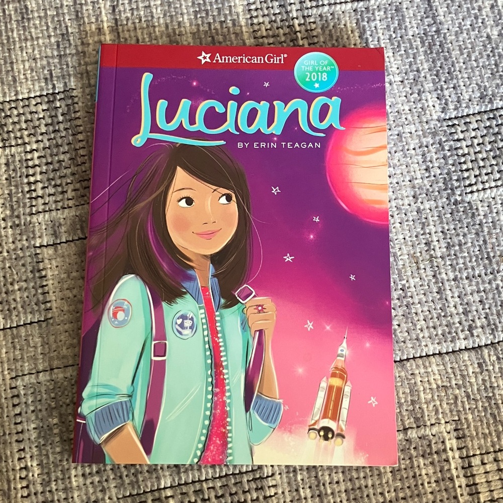 American Girl Luciana Book - Pink and Purple Cover